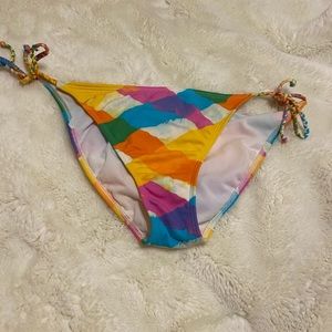 Roxy String Bikini Bottom Rainbow XL